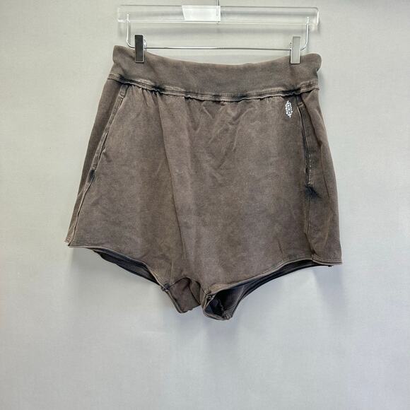 Free People Movement Hot Shot Harem Shorts in Washed Black size Large - Picture 13 of 15